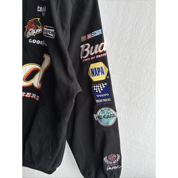 Vintage Dale Earnhardt Jeff Hamilton Racing Jacket Mens 2XL Budwiser (Not CHASE) - Picture 6 of 11